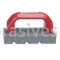 Norton 8 x 3-1/2 x 1-1/2 Fluted w/handle Rubbing Bricks