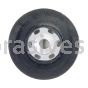 Norton 63642504872 4-1/2" Medium Rubber Air-Cooled No-Nose Back-up Pads