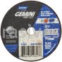 Norton 3 x 1/16 x 3/8 Gemini Free Cut D Sides Reinforced Type 01 Straight Wheels