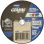 Norton 3 x 1/8 x 3/8 Gemini Free Cut D Sides Reinforced Type 01 Straight Wheels