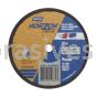 Norton 4 x 1/8 x 3/8 Norzon Plus Long Life D Sides Reinforced Type 01 Straight Wheels