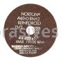 Norton 4 x .035 x 3/4 A60-OBNA2 D Sides Reinforced Type 01 Straight Wheels