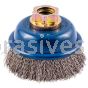 Norton 3 x .014 x 5/8-11/Stainless Steel//High Performance Cable Crimped Cup Brushes
