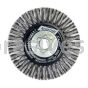 Norton 4-1/2x.020x5/8-11/Carbon Steel/*Bulk Packed/Stringer Bead Knot Wire Wheel Brushes - For Steel