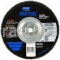 7 x 5/8-11 60 Grit Merit Metal Type 29 Fiberglass Plate Zirc Flap Discs