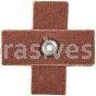 Norton 66261132239 2 x 2 x 3/4 60 Grit Metal R265 A/O Cross Pads