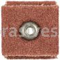 Norton 66261132262 1 x 1 x 1/4 120 Grit Metal R265 A/O Square Pads