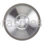 100MM X 14MM X 20MM SE II WMD220-S100BNT-5mm Type 3A1K Hub 1-Side Wheels Diamond Silver Eagle