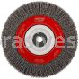 Norton 6 x .014 x 1/2-2 AH Crimped Wire Wheel Brushes For Steel Carbon Steel with reducing bushings