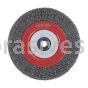 Norton 6 x .014 x 1/2-2 AH 1" Face Crimped Wire Wheel Brushes - For Steel