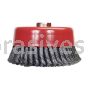 Norton 6 X .020 X 5/8-11 /Carbon Steel//Knotted Wire Cup Brushes - For Steel
