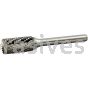 Norton 69957308007 SB5 Cylindrical End Cut 1/2 x 1 x 2-3/4 Double Cut Burrs