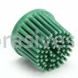 3M&trade; 7000000740 1 x 5/8 50 Grit TR RD-ZB Green Scotch-Brite&trade; Roloc&trade; Bristle Disc