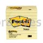 Post-it&trade; Notes 5444 3 in x 3 in Canary Yellow 3M 7010383410