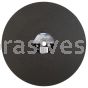 Norton 18 x 3/8 x 1 Asphalt Green Concrete w/ Pin Hole Hot Pressed Type 01 Straight Wheel