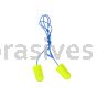 3M&trade; 7100006342 E-A-Rsoft&trade; 311-1251 Corded Poly Bag Large Size Yellow Neons&trade; Earplugs