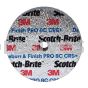 3M&trade; Scotch-Brite&trade; 7100105326 3 x 1/8 x 1/4 8C CRS+ Deburr and Finish Pro Unitized Wheel