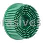 3M&trade; 7100138285 2 x 5/8 50 Grit 07524 Tapered CRS Scotch-Brite&trade; Roloc&trade; Bristle Disc