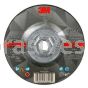 3M™ 7100256472 4-1/2x1/4x5/8-11 T27 Quick Change Silver Depressed Center Grinding Wheel 87661