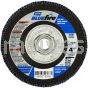 Norton 77696090086 4-1/2 x 5/8-11 40 Grit Bluefire R860 Type 27 Flat High Fiberglass Flap Discs