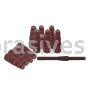 3/8x1-1/2x1/8", 120 A/O, Full Tapered Cartridge Roll, X-Wt Cl