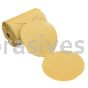5" PSA Disc Roll , No Hole, (100 per roll), B-Wt, 800 A/O Gold Stearate