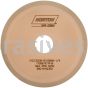 6 x 3/32 x 1-1/4 ASDC320B-R125B99-1/4 ME89562 Type 1V1P Shaped Wheel Beveled Face Relieved One Side Abrasive in Periphery