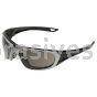 ERB 17998 NT2 Silver and Black Frame Gray Anti-fog Lenses notched foam liner
