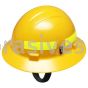 ERB 19752 Americana Full Brim Wildlands Mega Ratchet 4-Point Nylon Safety Helmet