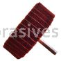 1x1x1/4 A/O 120/Medium Interleaf Finishing Flap Wheel on 1/4" sk
