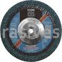 Pferd 67371 7x5/8-11 40 Grit Zirc Polifan Curve Large Flap Disc