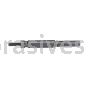 Size 6 Quick Change Mandrels For Merit Overlap Slotted Discs, Square and Cross Pads
