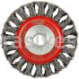 Norton 4 x .020 x 5/8-11/Carbon Steel//Standard Twist Knot Wire Wheel Brushes - For Steel