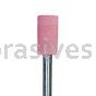 B-135, 1/4x1/2x1/8"sk, Mounted Point, Vitrified, PA/O