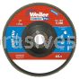 Weiler 31360 - 7" , 24Z, 7/8" A.H., Vortec Pro Abrasive Flap Disc, Angled, Phenolic Backing - 012382313609