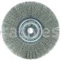 Weiler 01168 8" Narrow Face Crimped Wire Wheel .0118" Steel Fill 3/4" Arbor Hole