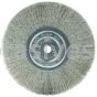 Weiler 01795 8" Narrow Face Crimped Wire Wheel .0104" Stainless Steel Fill 5/8" Arbor Hole