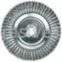 Weiler 08189 10" Standard Twist Knot Wire Wheel .016" Steel Fill 1-1/4" Arbor Hole