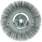 Weiler 08249 15" Standard Twist Knot Wire Wheel .016" Steel Fill 1-1/4" Arbor Hole