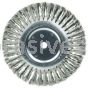 Weiler 08375 8" Standard Twist Knot Wire Wheel .0118" Stainless Steel Fill 5/8" Arbor Hole