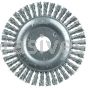 Weiler 08750 Roughneck Jr. 5" Root Pass Weld Cleaning Brush .020" Steel Wire Fill 7/8" Arbor Hole