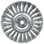 Weiler 08835 7" Standard Twist Knot Wire Wheel .014" Steel Fill 5/8" Arbor Hole