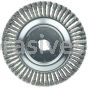 Weiler 08879 10" Cable Twist Knot Wire Wheel .023" Steel Fill 1-1/4" Arbor Hole