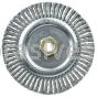 Weiler 09400 Roughneck Jr. 6" Root Pass Weld Cleaning Brush .020" Steel Wire Fill 5/8"-11 UNC Nut