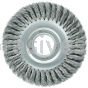 Weiler 09410 8" Standard Twist Knot Wire Wheel .0118" Steel Fill 2" Arbor Hole