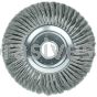 Weiler 09510 12" Standard Twist Knot Wire Wheel .0118" Steel Fill 2" Arbor Hole