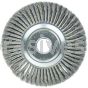Weiler 09530 12" Standard Twist Knot Wire Wheel .016" Steel Fill 2" Arbor Hole