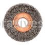 Weiler 15312 1-1/2" Small Diameter Crimped Wire Wheel .008" Steel Fill 3/8" Arbor Hole
