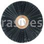 Weiler 17263 3" Small Diameter Nylon Wheel Brush .016" Crimped Black Nylon Fill 1/2" Arbor Hole