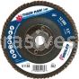Weiler 51164 4-1/2" Tiger Paw Super High Density Flap Disc Flat Type 27 Phenolic Backing 36 Z 5/8"-11 UNC Nut